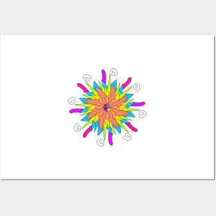 A Colored Mandala Posters and Art